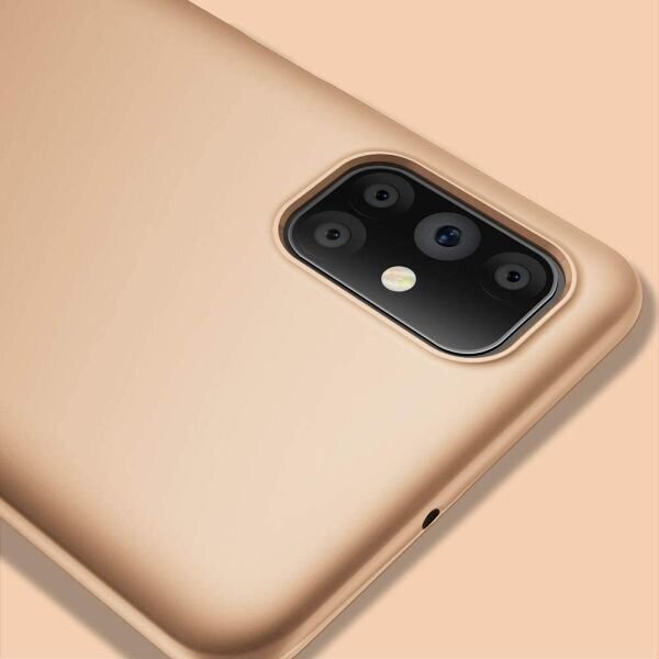 Samsung Galaxy M51 dėklas X-Level Guardian (auksinis) +++ TOP Komfortas 1