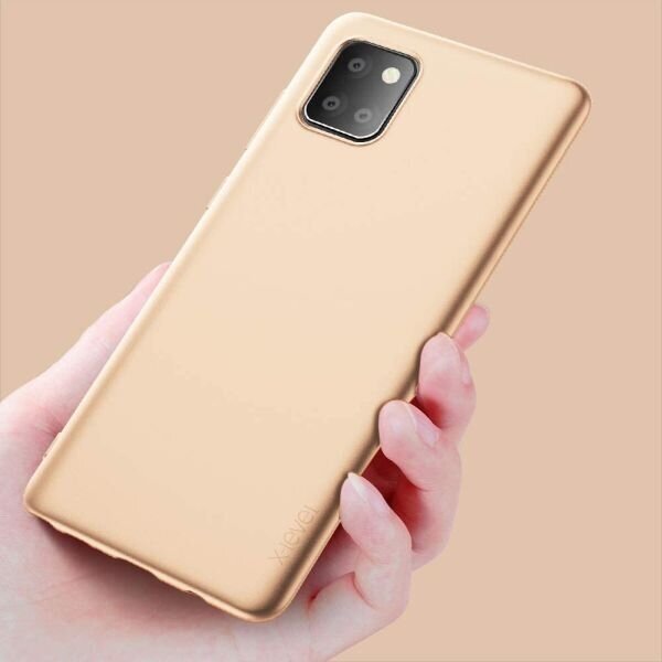 Samsung Galaxy Note 10 Lite, A81 dėklas X-Level Guardian (auksinis) +++ TOP Komfortas 2 Samsung Galaxy Note 10 Lite, A81 dėklas X-Level Guardian (auksinis) +++ TOP Komfortas 2