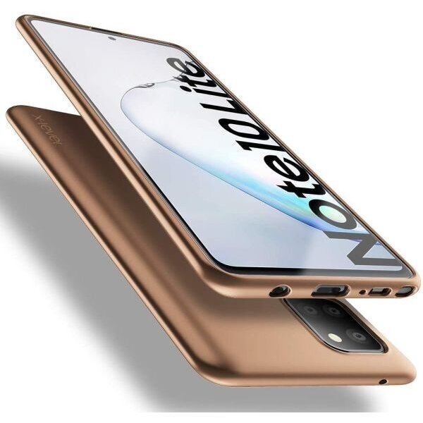 Samsung Galaxy Note 10 Lite, A81 dėklas X-Level Guardian (auksinis) +++ TOP Komfortas Samsung Galaxy Note 10 Lite, A81 dėklas X-Level Guardian (auksinis) +++ TOP Komfortas