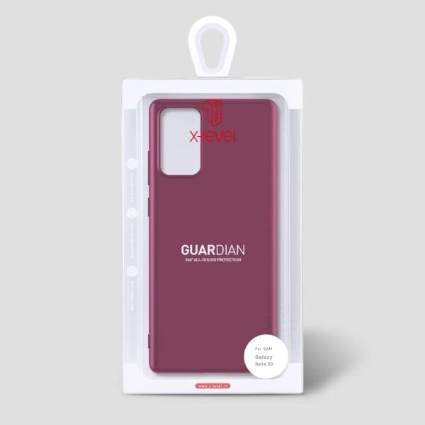 Samsung Galaxy Note 20 dėklas X-Level Guardian (bordo) +++ TOP Komfortas 4 Samsung Galaxy Note 20 dėklas X-Level Guardian (bordo) +++ TOP Komfortas 4