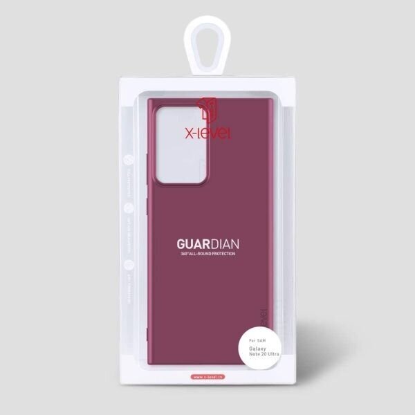 Samsung Galaxy Note 20 Ultra dėklas X-Level Guardian (bordo) +++ TOP Komfortas 4 Samsung Galaxy Note 20 Ultra dėklas X-Level Guardian (bordo) +++ TOP Komfortas 4