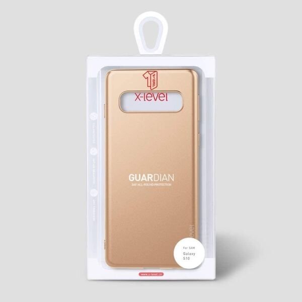 Samsung Galaxy S10 dėklas X-Level Guardian (auksinis) +++ TOP Komfortas 3