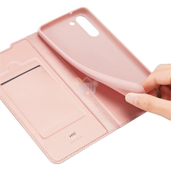 Samsung Galaxy S21 FE dėklas Dux Ducis Skin Pro (rožinis, auksinis) +++ TOP Balansas 2 Samsung Galaxy S21 FE dėklas Dux Ducis Skin Pro (rožinis, auksinis) +++ TOP Balansas 2