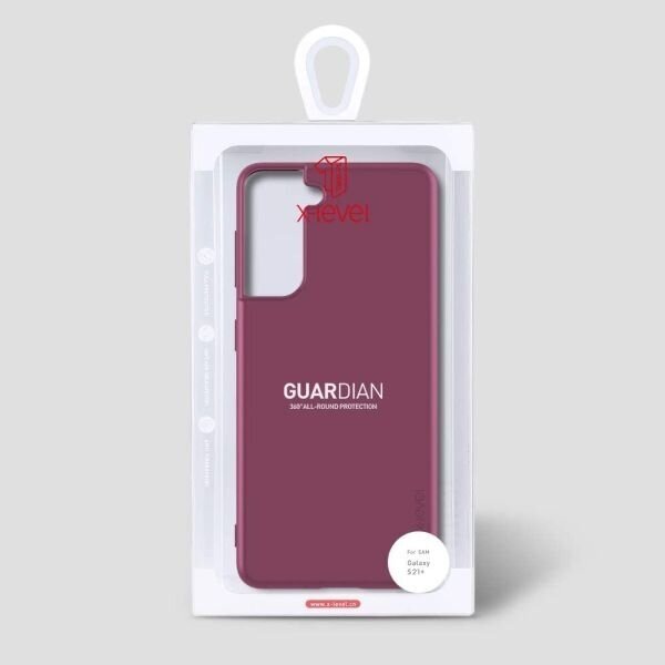 Samsung Galaxy S21 Plus, S30 Plus dėklas X-Level Guardian (bordo) +++ TOP Komfortas 4