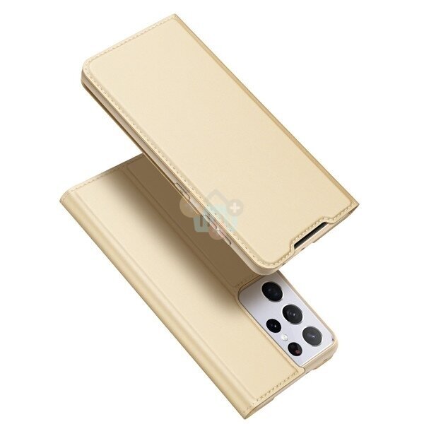 Samsung Galaxy S21 Ultra 5G (G998) dėklas Dux Ducis Skin Pro (auksinis) +++ TOP Balansas Samsung Galaxy S21 Ultra 5G (G998) dėklas Dux Ducis Skin Pro (auksinis) +++ TOP Balansas