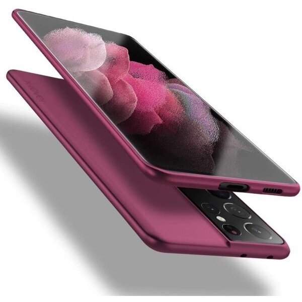Samsung Galaxy S21 Ultra, S30 Ultra dėklas X-Level Guardian (bordo) +++ TOP Komfortas