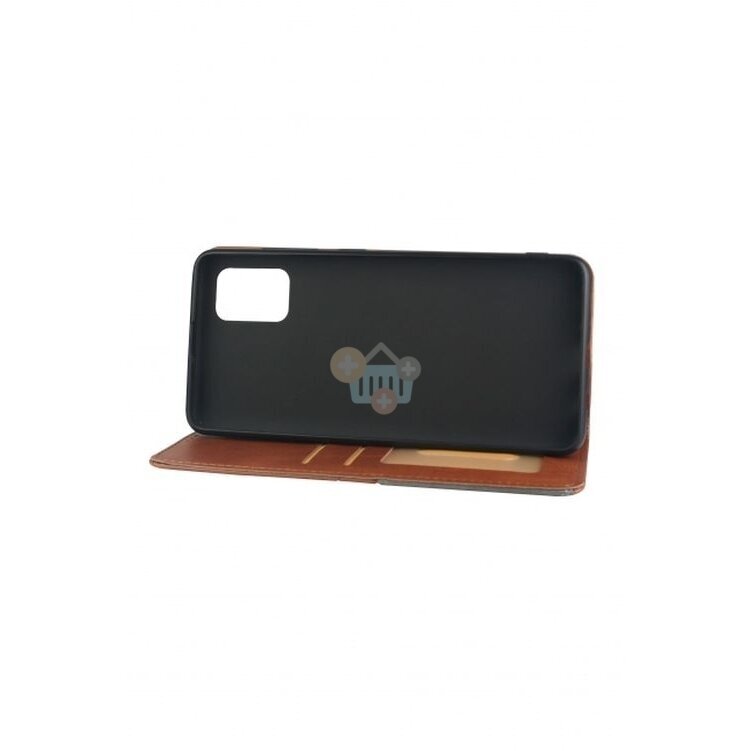 Samsung Galaxy A71 dėklas Just Must X Flip III (rudas) +++ TOP Balansas +1 vnt. NEMOKAMAI! 2