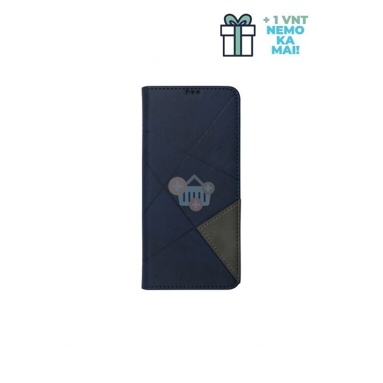 Samsung Galaxy A71 dėklas Just Must X Flip III (tamsiai mėlynas) +++ TOP Balansas +1 vnt. NEMOKAMAI!