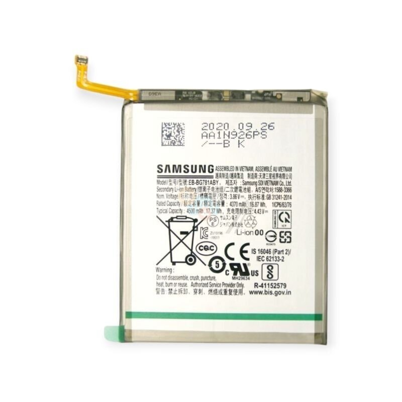 Samsung Galaxy S20FE A52 originali baterija EB-BG781ABY 3.86V 4500mAh +++ TOP Kokybė Samsung Galaxy S20FE A52 originali baterija EB-BG781ABY 3.86V 4500mAh +++ TOP Kokybė