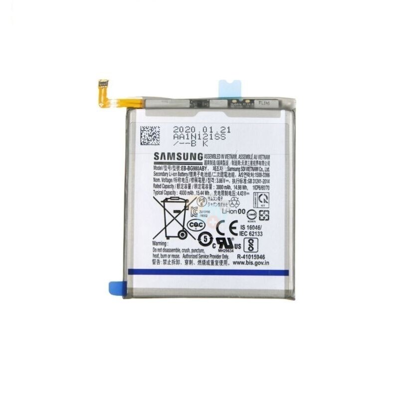 Samsung Galaxy S20 originali baterija EB-BG980ABY 3.86V 3880mAh +++ TOP Kokybė Samsung Galaxy S20 originali baterija EB-BG980ABY 3.86V 3880mAh +++ TOP Kokybė