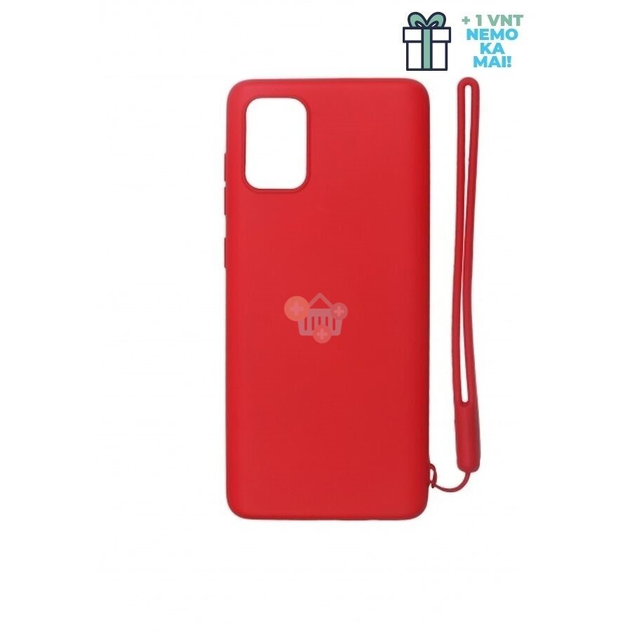 Samsung Galaxy A71 dėklas Just Must Candy Silicone (raudonas) +++ TOP Balansas +1 vnt. NEMOKAMAI! Samsung Galaxy A71 dėklas Just Must Candy Silicone (raudonas) +++ TOP Balansas +1 vnt. NEMOKAMAI!