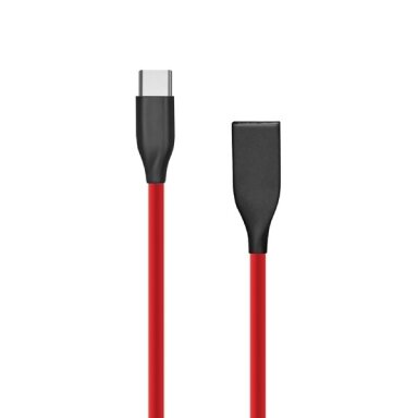 Silikoninis kabelis USB-Type C (raudonas, 2m) +++ TOP Komfortas Silikoninis kabelis USB-Type C (raudonas, 2m) +++ TOP Komfortas