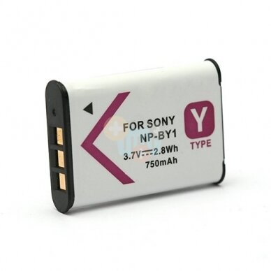 SONY NP-BY1 akumuliatorius, 640mAh SONY NP-BY1 akumuliatorius, 640mAh