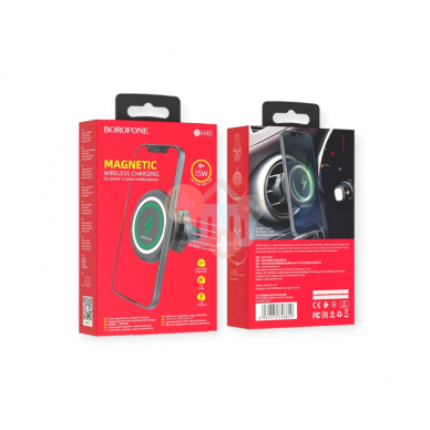 Telefono laikiklis Borofone Magnetic Car Air Vent Mount 15W +++ TOP Funkcionalumas 3 Telefono laikiklis Borofone Magnetic Car Air Vent Mount 15W +++ TOP Funkcionalumas 3