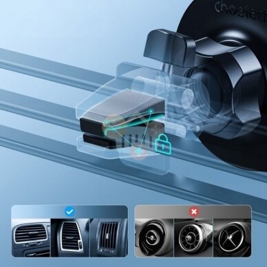 Telefono laikiklis Choetech Magnetic Car Air Vent Mount +++ TOP Funkcionalumas 7 Telefono laikiklis Choetech Magnetic Car Air Vent Mount +++ TOP Funkcionalumas 7