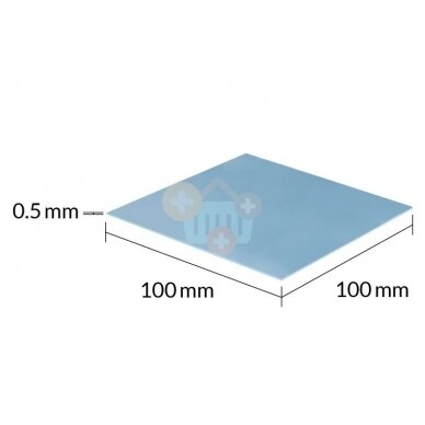 Termo padas ARCTIC TP-3 100x100x0.5mm Termo padas ARCTIC TP-3 100x100x0.5mm