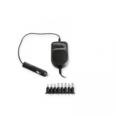 Nešiojamo kompiuterio automobilinis 12V universalus įkroviklis 80W