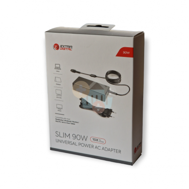 Universalus kompiuterių įkroviklis 90W 220V SLIM & SMART +++ TOP Komfortas 3 Universalus kompiuterių įkroviklis 90W 220V SLIM & SMART +++ TOP Komfortas 3