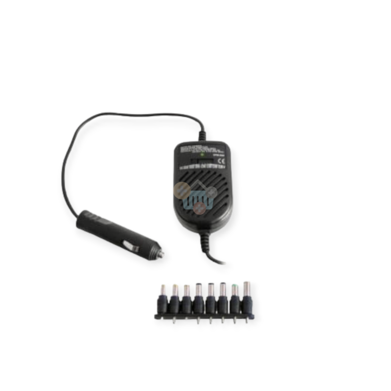 Nešiojamo kompiuterio automobilinis 12V universalus įkroviklis 80W Nešiojamo kompiuterio automobilinis 12V universalus įkroviklis 80W