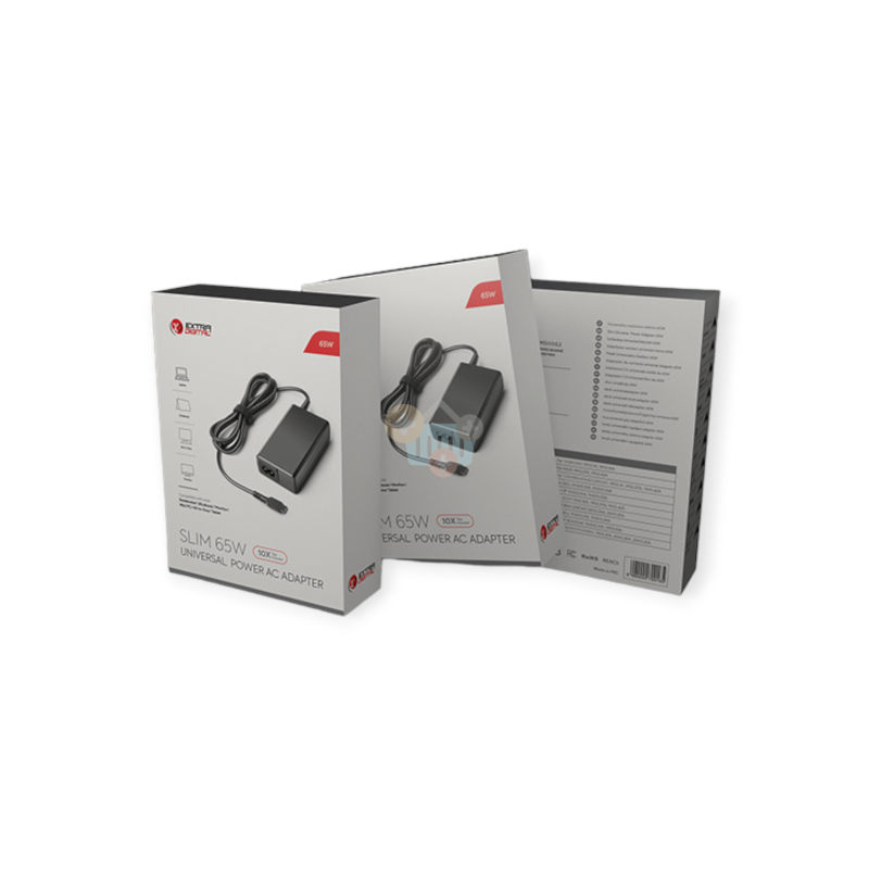Universalus kompiuterių įkroviklis 65W 220V  +++ TOP Komfortas 1