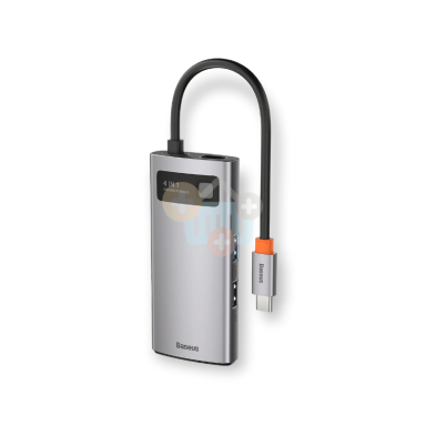 USB-C šakotuvas Baseus 4 in 1: USB 3.2, USB-C (PD 100W), HDMI (4K 30 Hz) +++ TOP Funkcionalumas