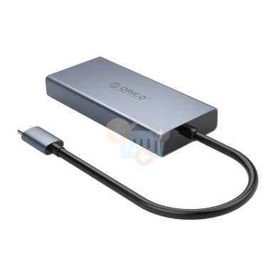 USB-C šakotuvas ORICO 5 in 1: HDMI, USB 3.0, PD 3.0, VGA, 3.5mm AUX +++ TOP Mobilumas USB-C šakotuvas ORICO 5 in 1: HDMI, USB 3.0, PD 3.0, VGA, 3.5mm AUX +++ TOP Mobilumas