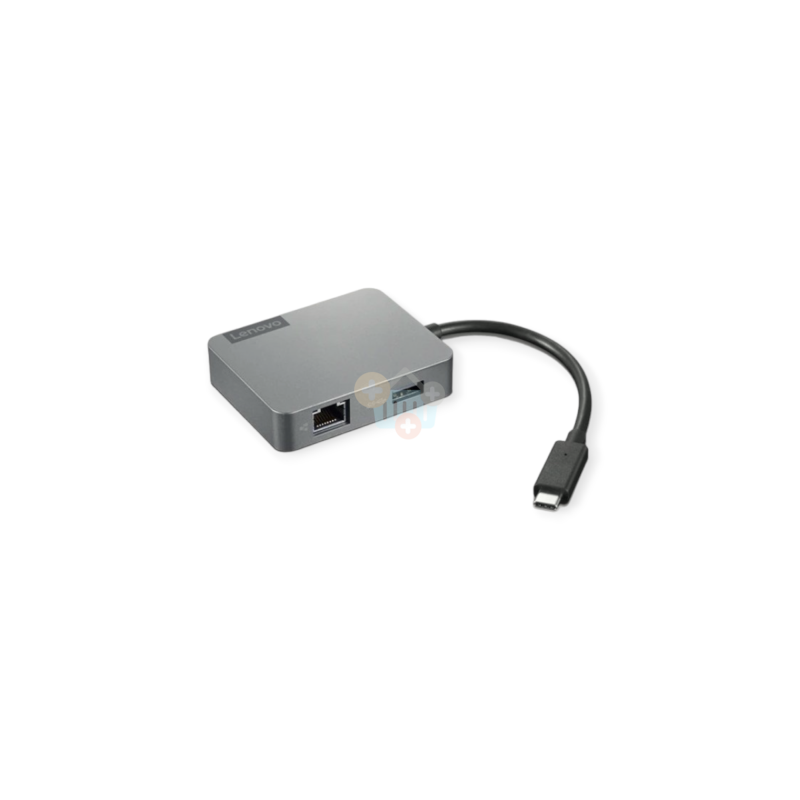 USB-C šakotuvas Lenovo Travel Hub Gen 2: USB 3.0, USB-C, HDMI, VGA, RJ-45
