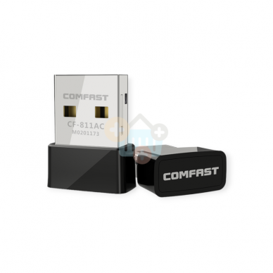 WiFi-USB adapteris, 650Mbps, 2.4GHz, 5GHz WiFi-USB adapteris, 650Mbps, 2.4GHz, 5GHz