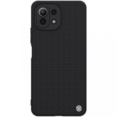 Xiaomi Mi 11 Lite 4G/5G dėklas Nillkin Textured Case (juodas) +++ Top Kokybė