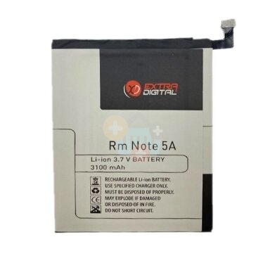 Xiaomi Redmi Note 5A baterija Extra Digital +++ TOP Efektyvumas Xiaomi Redmi Note 5A baterija Extra Digital +++ TOP Efektyvumas