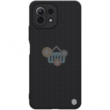 Xiaomi Mi 11 Lite 4G/5G dėklas Nillkin Textured Case (juodas) +++ Top Kokybė