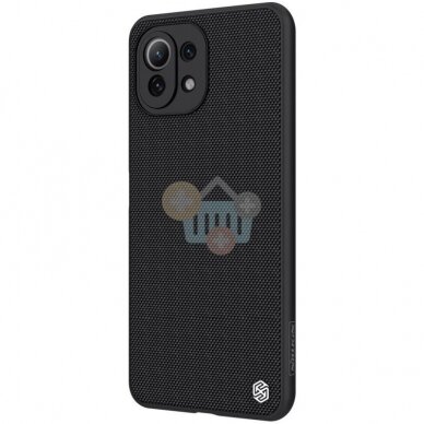Xiaomi Mi 11 Lite 4G/5G dėklas Nillkin Textured Case (juodas) +++ Top Kokybė 4