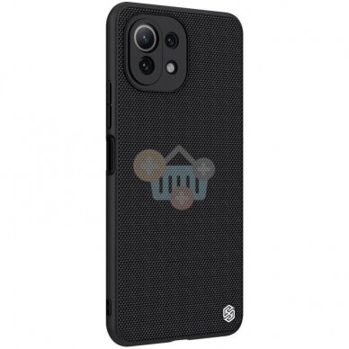 Xiaomi Mi 11 Lite 4G/5G dėklas Nillkin Textured Case (juodas) +++ Top Kokybė 5