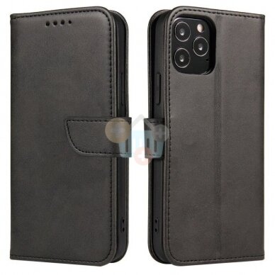 Xiaomi Redmi 9 dėklas Magnet Case Elegant (juodas) +++ TOP Balansas Xiaomi Redmi 9 dėklas Magnet Case Elegant (juodas) +++ TOP Balansas