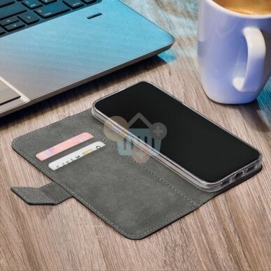 Xiaomi Poco X3 NFC / Poco X3 Pro dėklas Mobilize Classic Gelly Wallet (juodas) 3
