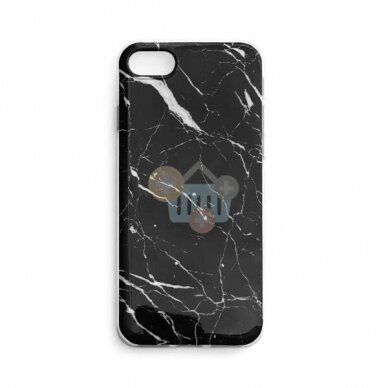 Xiaomi Redmi 10X 4G / Xiaomi Redmi Note 9 dėklas Wozinsky Marble (juodas) +++ TOP Dizainas
