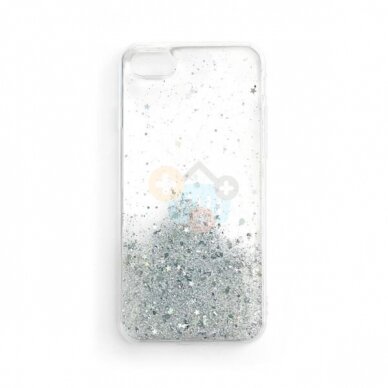 Xiaomi Poco X3 NFC / Poco X3 Pro dėklas Wozinsky Star Glitter (skaidrus) +++ TOP Dizainas