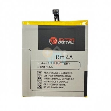 Xiaomi Redmi 4A baterija Extra Digital +++ TOP Efektyvumas Xiaomi Redmi 4A baterija Extra Digital +++ TOP Efektyvumas