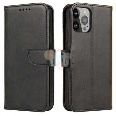Xiaomi Mi 11 Lite 5G dėklas Magnet Case Elegant (juodas) +++ TOP Balansas Xiaomi Mi 11 Lite 5G dėklas Magnet Case Elegant (juodas) +++ TOP Balansas