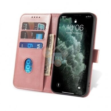 Xiaomi Redmi 9 dėklas Magnet Case Elegant (rožinis) +++ TOP Balansas 5