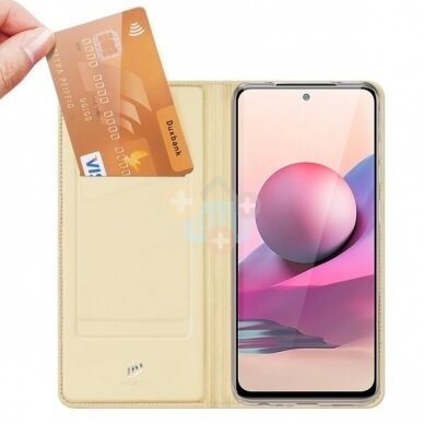 Xiaomi Redmi Note 10, 10S dėklas Dux Ducis Skin Pro (auksinis) +++ TOP Balansas 1 Xiaomi Redmi Note 10, 10S dėklas Dux Ducis Skin Pro (auksinis) +++ TOP Balansas 1