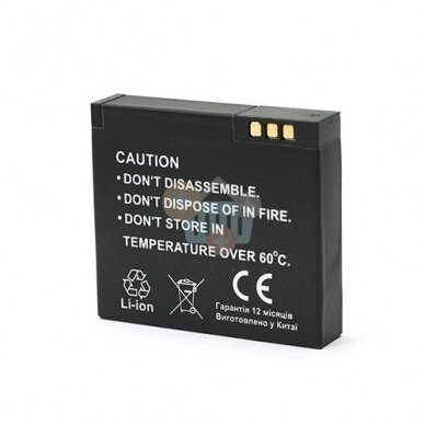XIAOMI Yi AZ13 akumuliatorius, 1020mAh XIAOMI Yi AZ13 akumuliatorius, 1020mAh