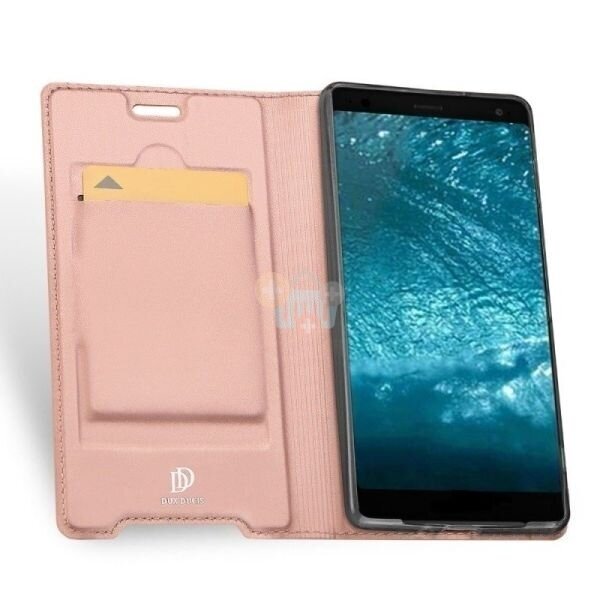 Xiaomi Redmi 8A dėklas Dux Ducis Skin Pro (rožinis- auksinis) +++ TOP Balansas 2