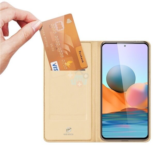 Xiaomi Redmi Note 10 Pro dėklas Dux Ducis Skin Pro (auksinis) +++ TOP Balansas 1