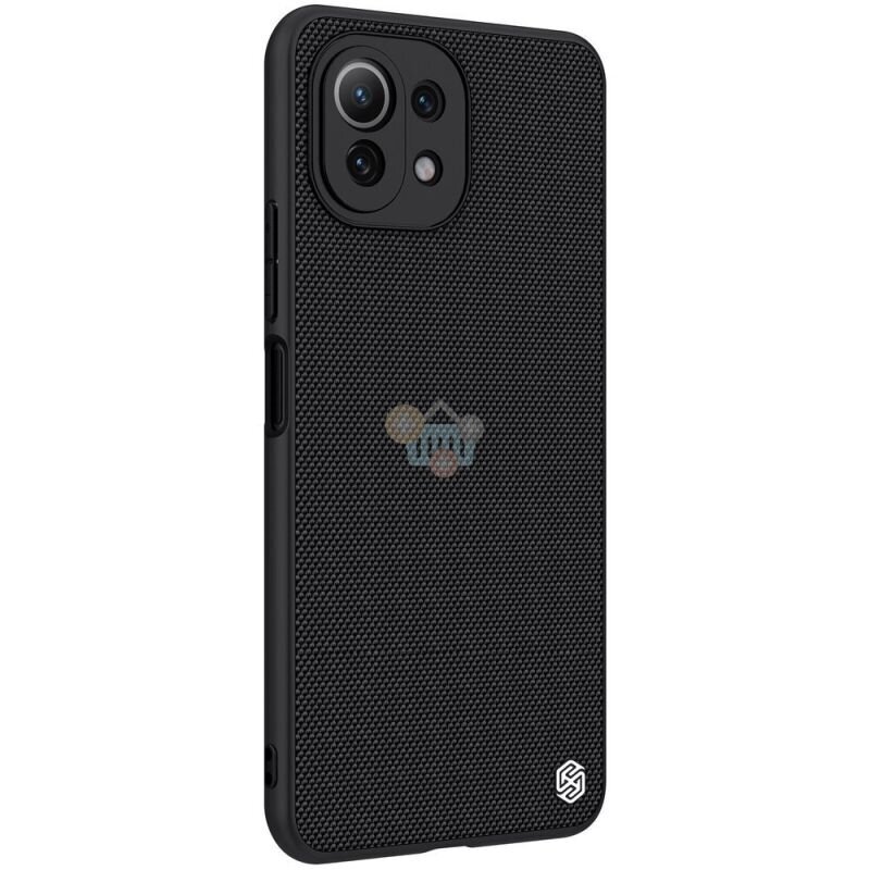 Xiaomi Mi 11 Lite 4G/5G dėklas Nillkin Textured Case (juodas) +++ Top Kokybė 5