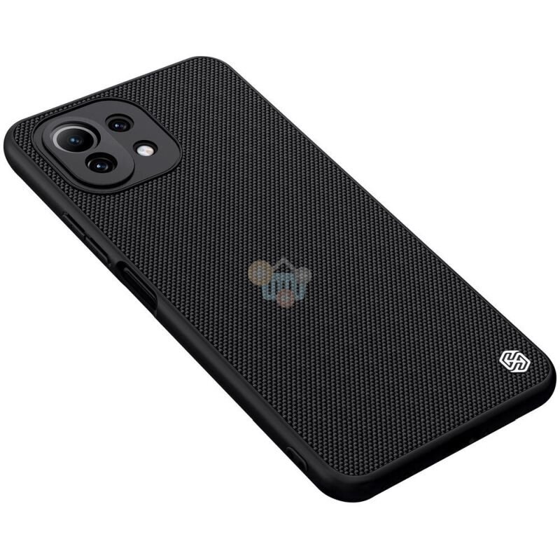 Xiaomi Mi 11 Lite 4G/5G dėklas Nillkin Textured Case (juodas) +++ Top Kokybė 6