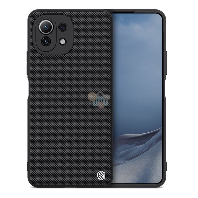 Xiaomi Mi 11 Lite 4G/5G dėklas Nillkin Textured Case (juodas) +++ Top Kokybė 1
